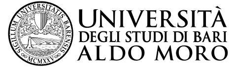 AFFISSO IN DATA 17 aprile 2015 SULL ALBO UFFICIALE DEL DIPARTIMENTO - N. REGISTRAZIONE: 25 DD. N. 52 DEL 17/04/2015 IL DIRETTORE DEL DIPARTIMENTO Lo Statuto dell Università degli Studi di Bari, approvato con D.