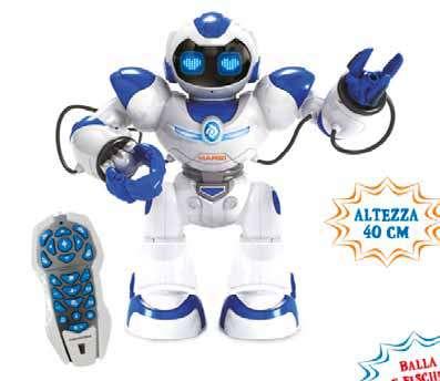 Con funzioni di ballo, fischio e sparamissili! SPECIALE REGALI Robot giocattolo radiocomandato Mars 2 Fai divertire il tuo bambino con un robot giocattolo radiocomandato con moltissime funzioni!