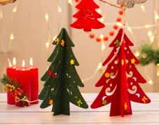 ) PICCOLO 055-386362 GRANDE 055-386371 5, 90 7, 90 ALBERO DI NATALE in feltro Cerchi una