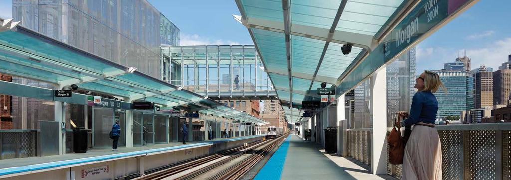 CTA MORGAN STREET STATION Place: Chicago - Illinois - USA Customer: Chicago Departement of Transportation