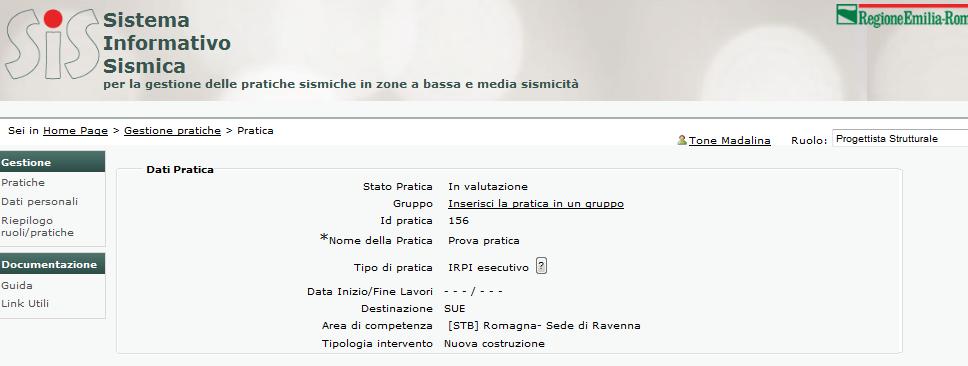 Pratica In Valutazione Pratica in modalità