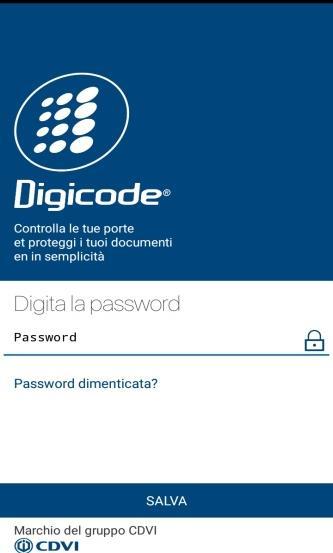 4. Inserire la password (SE CI VIENE CHIESTA, altrimenti passare al punto successivo), che abbiamo scelto in precedenza (CAPITOLO C, punto 10) e cliccare su Salva, in basso al centro.