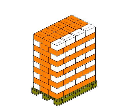 PALLETTIZZAZIONE PALLETIZATION Tipo Cartoni per strato Strati per pallet Cartoni per pallet Peso netto pallet Altezza del pallet Type Cartons per layer Layers per pallet