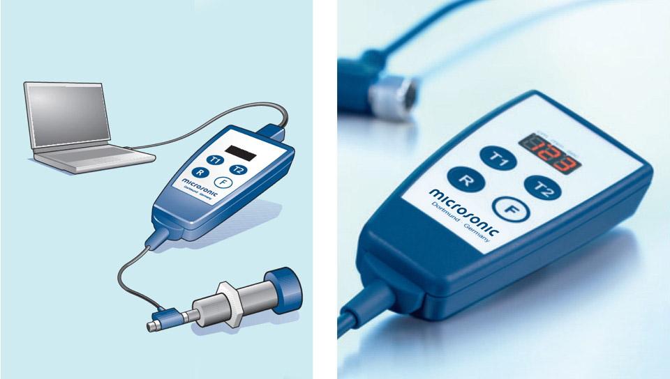 LinkControl consente l'ampia parametrizzazione opzionale dei sensori di livello ad ultrasuoni pico+tf.