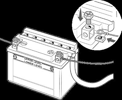 Non esporre a scintille o fiamme, non cortocircuitare i terminali della batteria.
