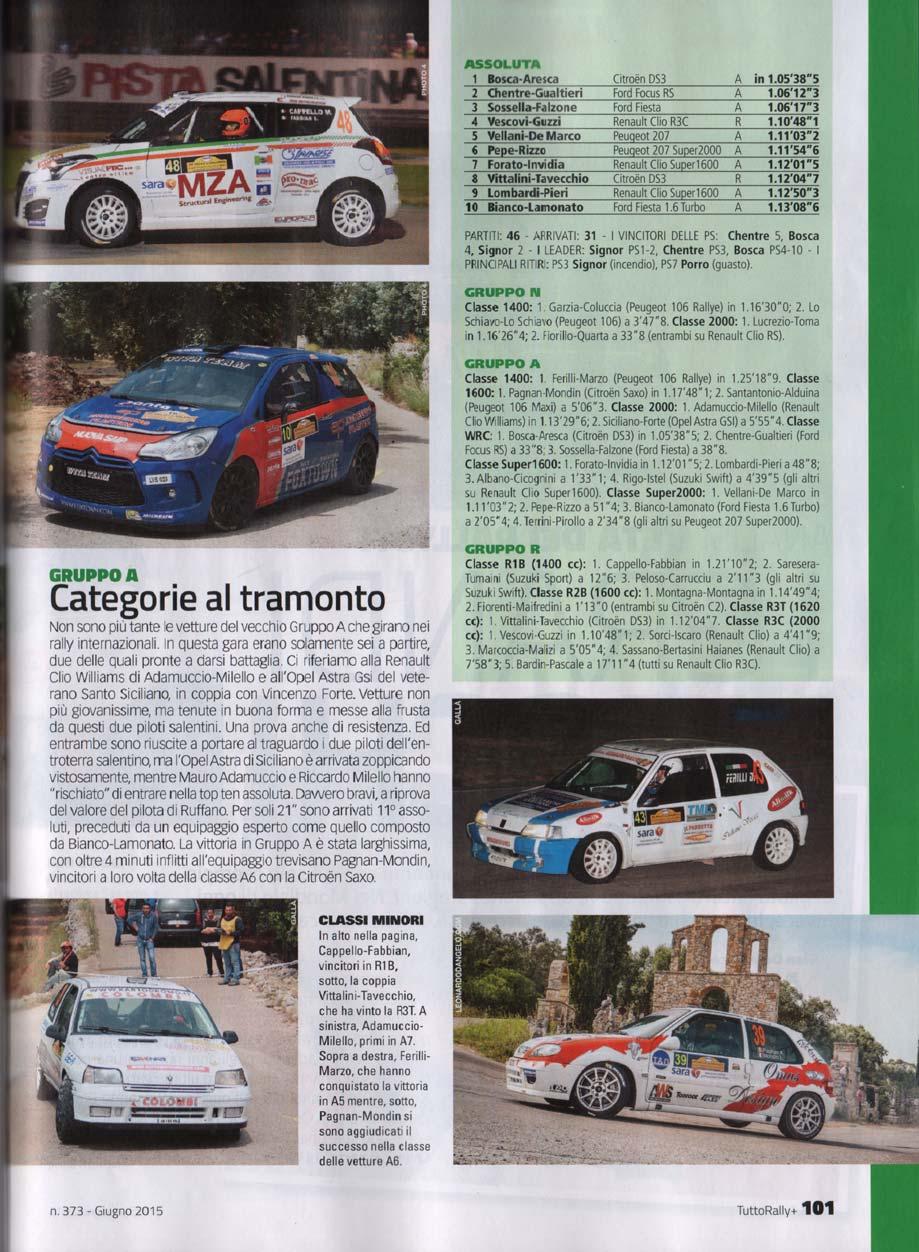 Tutto Rally Più N 6 Campionato