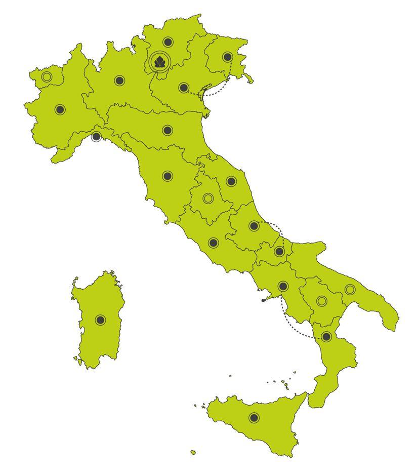 Associazione GBC Italia Le sezioni territoriali di GBC Italia Dialoghiamo con i territori dove sono presenti le nostre sezioni territoriali.