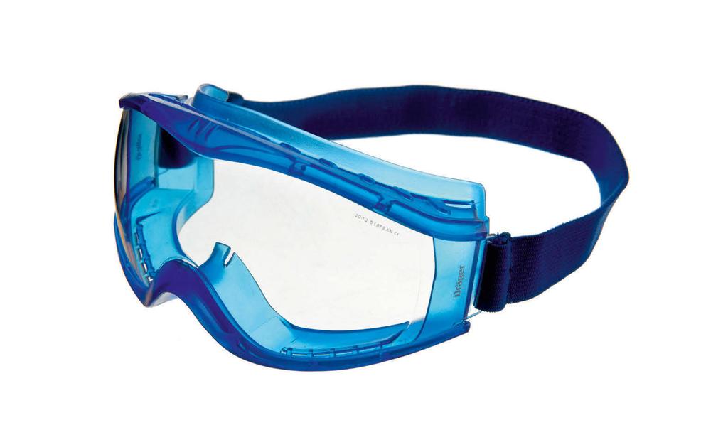 Dräger X-pect 8500 Occhiali protettivi Gli occhiali a mascherina Dräger X-pect 8500 offrono la massima protezione oculare grazie al design avvolgente, alla leggerezza e alla perfetta vestibilità