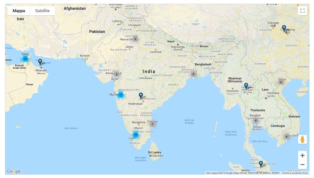 Le imprese di Confindustria Emilia in India 48 investimenti mappati Settori