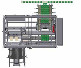 modules. First module Case erecting unit and bottom closing Packing unit Second module Top closing unit by hot glue or adhesive tape Compuesta por 2 módulos.