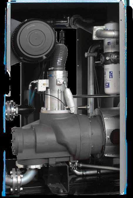 NEWTON Compressori a vite a trasmissione diretta a velocità fissa Funzionamento affidabile, soluzioni durature I compressori a vite a trasmissione diretta Power System della gamma NEWTON offrono