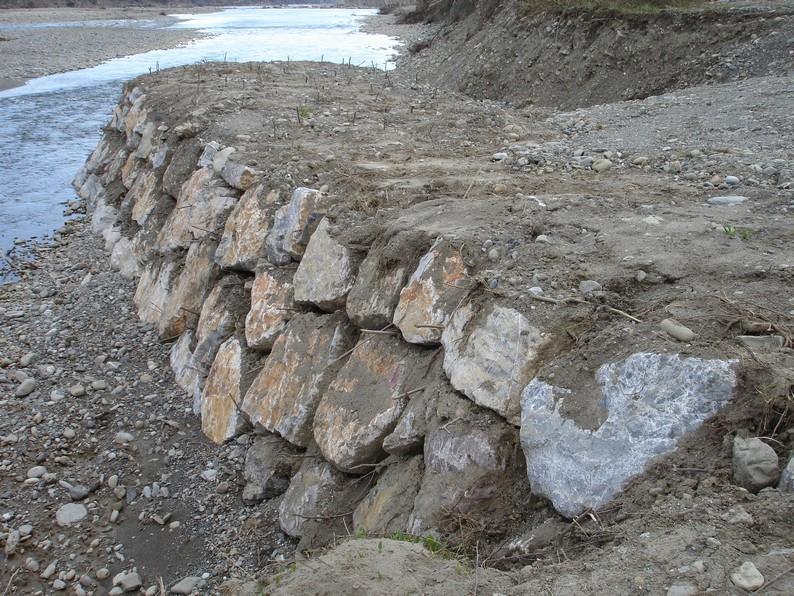 alveo per creare zone a corrente diversificata utilizzate come aree di rifugio, stabulazione e sosta per la