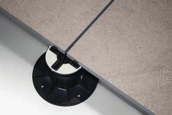 It also allows irrigation systems, pipes and lighting systems to be concealed and allows the floor to be replaced and