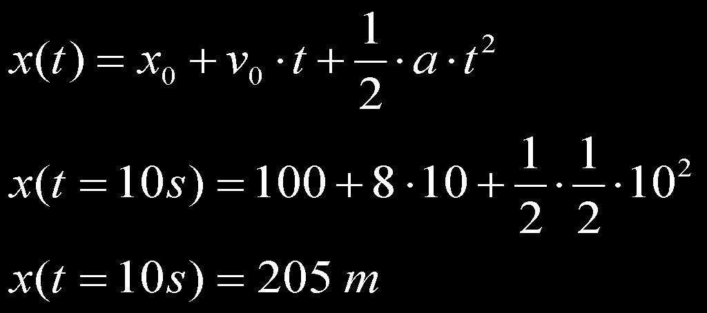 !!! x 0 rappresenta la posizione del punto all'istante di tempo t = 0 rispetto ad un determinato sistema di riferimento!