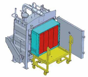 ES MÁQUIN ESTTIC PR L TINTUR DEL HILDO DTI TECNICI EN MDEJS MOD. TM/HT TECHNICL DT Construccíon en acero inoxidable ISI 36/L de alto espesor.