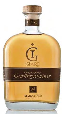 Categoria: Grappe Invecchiate Aromatiche DISTILLATO: LE GIARE GEWÜRZTRAMINER Azienda: MARZADRO SPA Indirizzo: Via per Brancolino 10 - Nogaredo (TN) Tel.: 0464 304555 Fax:0464 304556 Web: www.marzadro.