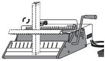 Posizione della barra di chiusura per Ø 5.5 25.4 mm (Ø 3/16 1 ) 2. Posizione della barra di chiusura per Ø 28.
