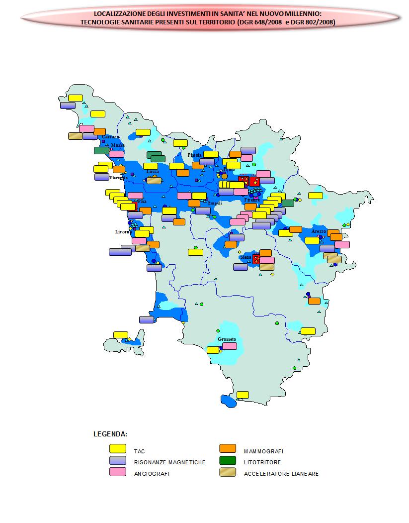 finanziate con fondo regionale finalizzato nel 2008-37 TAC -21