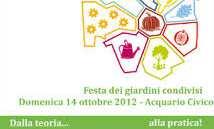 Mercati Agricoli, GAS, Orti e Giardini Condivisi Dal 2012: Avvio del Piano di