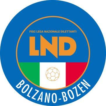 Federazione Italiana Giuoco Calcio Lega Nazionale Dilettanti Settore Giovanile e Scolastico COMITATO PROVINCIALE AUTONOMO BOLZANO AUTONOMES LANDESKOMITEE BOZEN Via Buozzi Strasse 9/b 39100