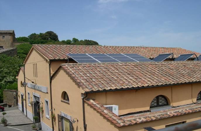 Riserva Naturale Monte Rufeno Posizione: copertura Potenza di 3 Kwp.