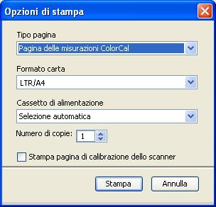 CALIBRAZIONE 46 PER ESEGUIRE LA CALIBRAZIONE CON COLORWISE PRO TOOLS E COLORCAL 1 Avviare Calibrator. Per istruzioni su come avviare Calibrator, vedere pagina 42.