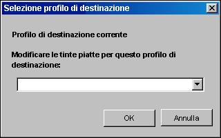 SPOT-ON 63 Avvio di Spot-On Per utilizzare Spot-On, è necessario specificare il profilo di destinazione associato allo Spot Color Dictionary che si desidera modificare.