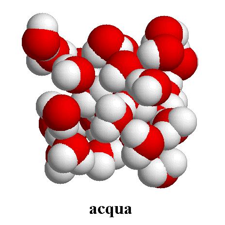 Nell'acqua allo stato liquido esiste una certa percentuale di legame a idrogeno e questa aumenta di circa il