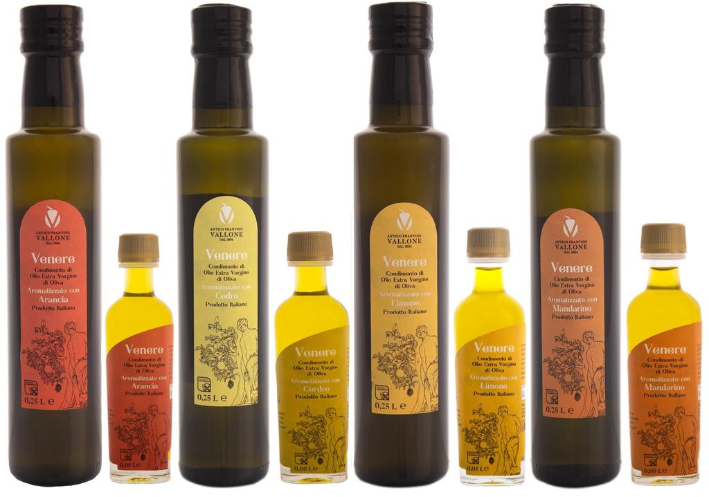 Olio Aromatizzato Naturale "Essenziale" condimento alle spezie Ottenuto macinando le olive con le spezie