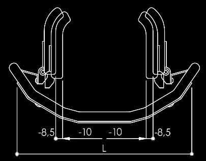 Supporto lombare (da inserire all'interno dello schienale) 04103 100,00 00013 30,00 Spinta laterale Non disponibile con Schienale posturale PHYSIO Destra Sinistra Copriraggi Nero (22"-24") Copriraggi