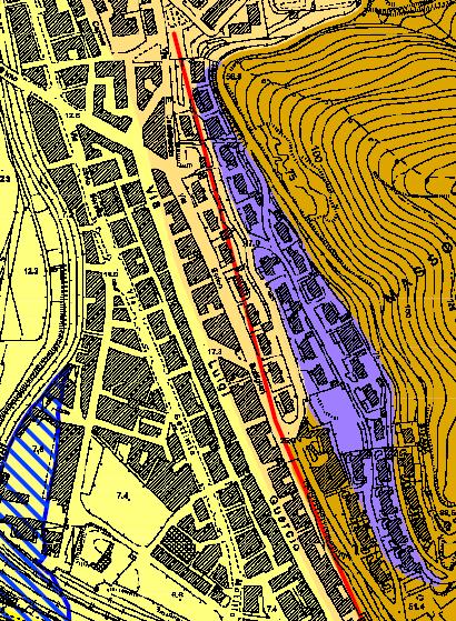 1.5 Aspetti geologici Una prima caratterizzazione geologica dell'area da destinare a parcheggio, può essere desunta, in maniera generale, dalla cartografia geologica a corredo del vigente P.U.C.