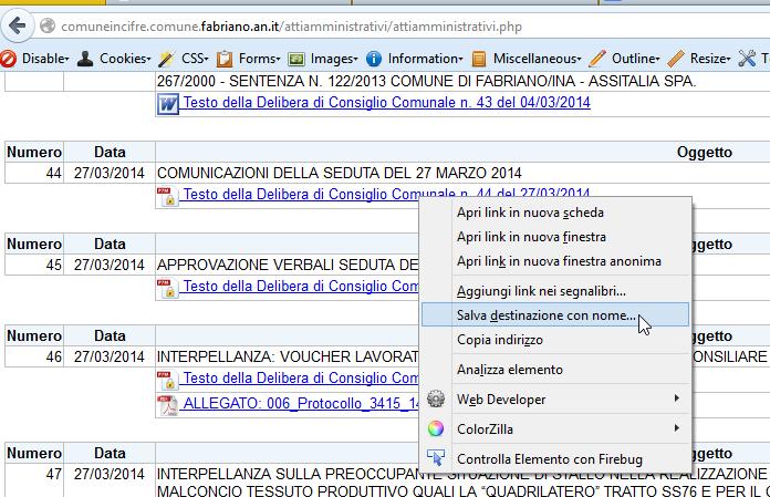 Salvare il documento in Firma Digitale, cliccando sopra il nome del documento