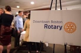 Attività rotariane Downtown Boston Mensilmente viene organizzato l evento Talk With Speaker, in cui vengono invitate personalità influenti