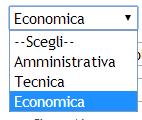 Busta Economica Inserire le richieste (Parte 2) Inserire le richieste con le modalità già indicate per le richieste della busta amministrativa, facendo