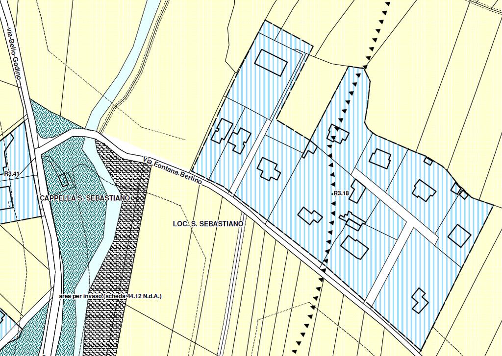 6. Localizzazione: zona R3 insediamenti residenziali in area agricola. Immobili distinti in mappa al Fg.18 n.99, 100 Tavole grafiche oggetto di correzione: elab. 2.