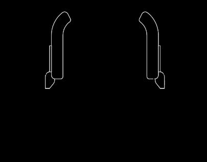 Optional Porta stampelle Destro Sinistro 00838 00837 60,00 60,00 Spinta laterale Non disponibile con Schienale posturale PHYSIO Destra Sinistra 02097 02098 200,00 200,00 Copriraggi Nero (22"-24")