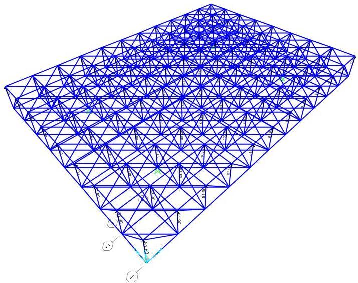 3530 KN/mq Peso totale piani: 1412 mq x 10 KN/mq = 14120 KN/mq Assegniamo un carico con moltiplicatore di peso proprio pari a 1, che rappresenta il peso proprio della struttura stessa e procediamo