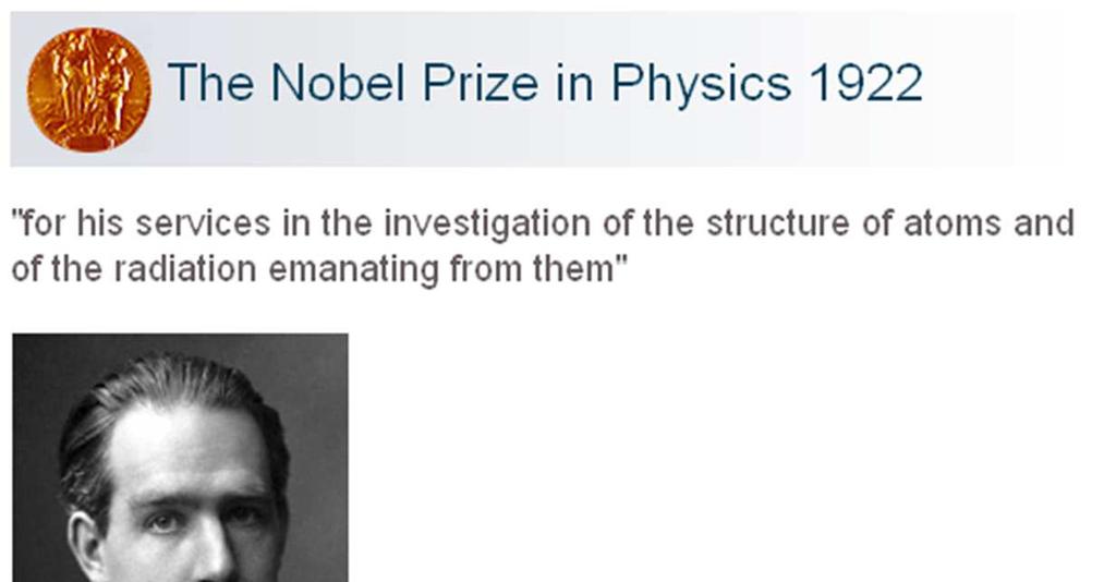 Niels Bohr (1885-196) Atomo