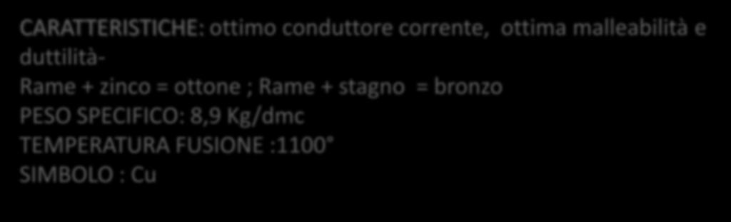 SPECIFICO: 8,9 Kg/dmc TEMPERATURA