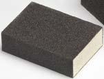 Abrasivi flessibili Spugne abrasive Sanding pads Spugne abrasive sottili e conformabili per carteggiare parti sagomate di mobii, sedie, tavoli, etc.