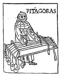 Il matematico greco Pitagora ha il merito di aver inventato la scala di otto suoni, che sta alla base di tutto il