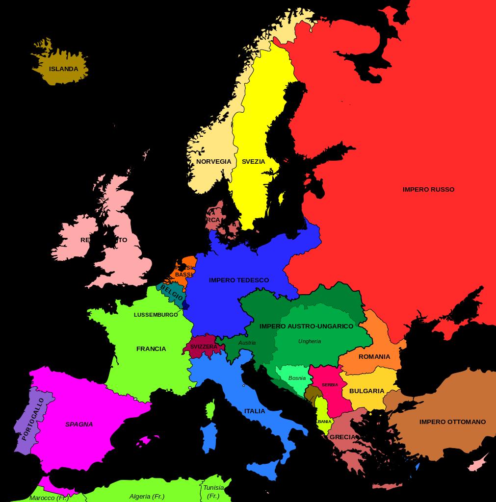 Situazione politica dell Europa nel 1914 Il dominio inglese del mondo La «revanche» dei