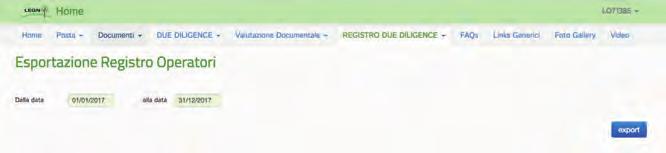 ATTUAZIONE DEL REGOLAMENTO (UE) N. 995/2010 DUE DILIGENCE DEL LEGNO IL SISTEMA LEGNOK CONSENTE INFINE DI: 3. DOCUMENTARE E REGISTRARE LA PROPRIA DOVUTA DILIGENZA 1.