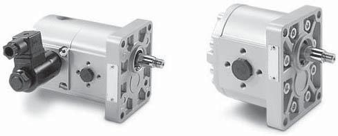 EISIHE Motori ad ingranaggi esterni dal gruppo 2 al gruppo 3 suddivisi per due velocità e con valvola EUES Motors with external gears from group 2 to group 3, divided into 17 displacements from 4 to