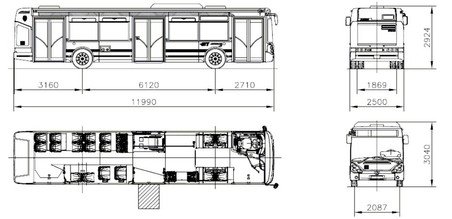 AUTOBUS URBANO A 2 ASSI IVECO CITELIS 2.