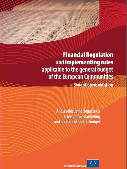 Per qualsiasi dubbio CONSULTARE LE FINANCIAL REGULATION AND IMPLEMENTING RULES Scaricabile all