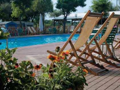 La spiaggia di sabbia, delimitata dalla pineta, rende il paesaggio di una particolare bellezza.