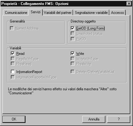 Progettazione di collegamenti FMS / programmazione dell interfaccia FMS 2.