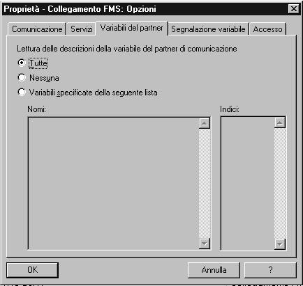 Progettazione di collegamenti FMS / programmazione dell interfaccia FMS 2.11.