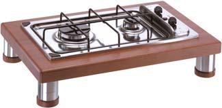 L cm 60x40 - H cm 12-2500W MAX 100727500000 Piano barbecue con pietra lavica. Cavo e spina non inclusi. Barbecue cooking hob with lavic stone. Cable and plug are not included.